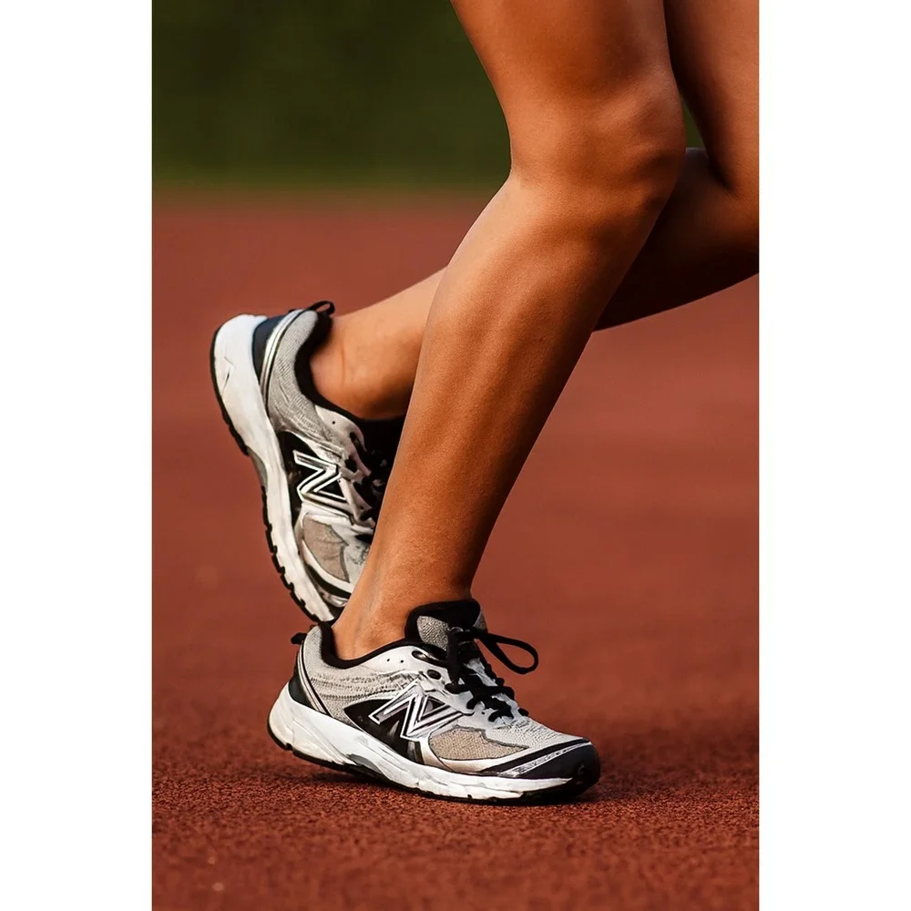New Balance 540v2 Men 11.5 Silver Black XLT Running Track Training Athletic Shoe
